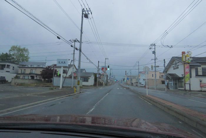 webnews今朝の北見/とん田通り、南大通り交差点から国道39号方向