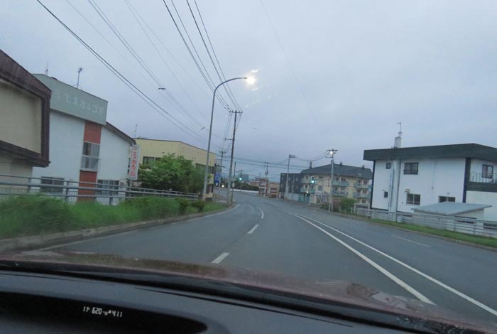 webnews今朝の北見/無加川橋を渡り南大通り交差点方向