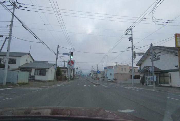 webnews今朝の北見/とん田通り、南大通り交差点から国道39号方向