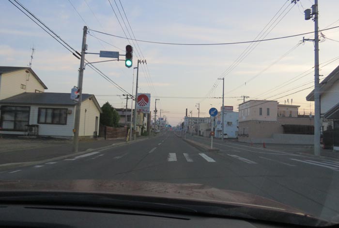 webnews今朝の北見/とん田通り、南大通り交差点から国道39号方向