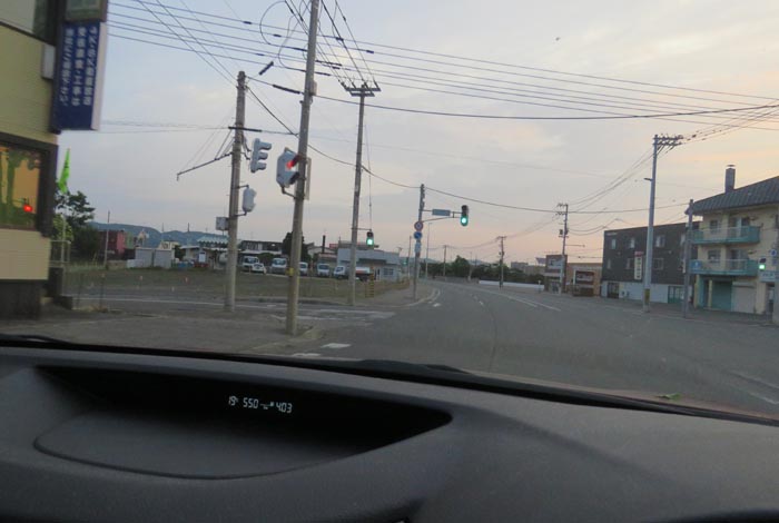 webnews今朝の北見/無加川橋を渡り南大通り交差点方向