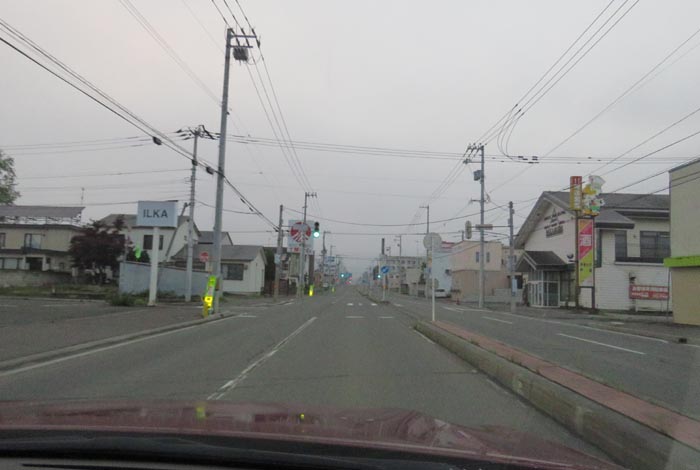 webnews今朝の北見/とん田通り、南大通り交差点から国道39号方向